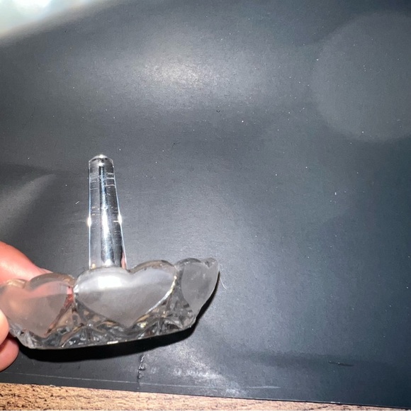 Glass Ring Holder Jewelry Decor - Picture 2 of 3